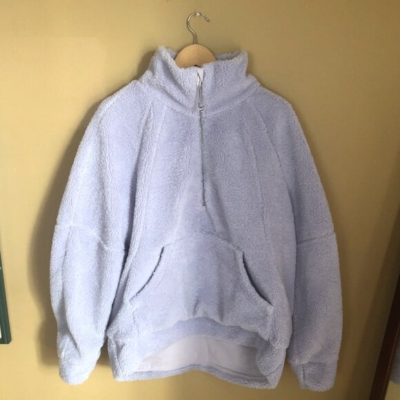 NWOT Lululemon Scuba Oversized Fleece Funnel Neck Half Zip pullover - Picture 4 of 8
